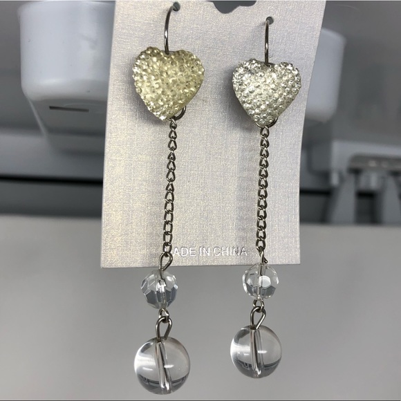 Fashion Jewelry Heart Dangle Earrings - Picture 3 of 6